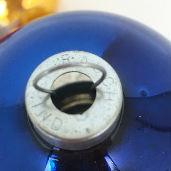 Vintage Shiny Brite Glass Christmas Bulbs Ornaments 4 Mid Century Original Box - Picture 14 of 16